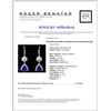Image 3 : 18K Gold 3.84ct Tanzanite & 0.73ct Diamond Earring