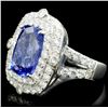 Image 3 : 18K Gold 4.85ct Tanzanite & 1.55ct Diamond Ring