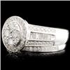 Image 2 : 14K Gold 1.25ctw Diamond Ring