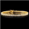 Image 1 : 18K Yellow Gold 4.00ctw Diamond Bracelet