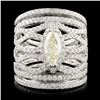 Image 1 : 14K Gold 2.58ctw Diamond Ring