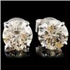 Image 1 : 14K Gold 2.42ctw Stud Earrings