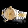 Image 2 : Rolex TT DateJust Diamond Men's Watch