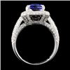 Image 3 : 18K Gold 2.99ct Tanzanite & 1.13ctw Diamond Ring