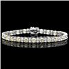 Image 1 : ^18k White Gold 12.5ct Diamond Bracelet