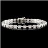 Image 1 : 18K Gold 1.50ctw Diamond Bracelet