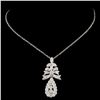 Image 2 : 18K Gold 0.49ctw Diamond Pendant