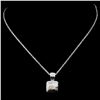 Image 2 : 18K Gold 0.22ctw Diamond Pendant