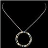 Image 2 : 14K Yellow Gold 1.86ctw Fancy Color Diamond Pendan