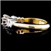 Image 3 : 14K Two-tone 1.30ctw Diamond Ring
