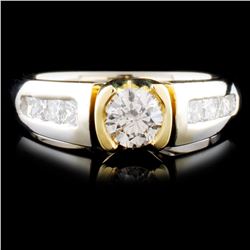 14K TT Gold 1.05ctw Diamond Ring