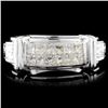 Image 2 : 18K Gold 0.73ctw Diamond Ring