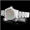 Image 2 : Rolex SS DateJust 1.00ct Diamond Ladies Wristwatch