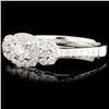 Image 2 : 18K Gold 0.71ctw Diamond Ring