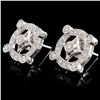 Image 2 : 18K Gold 0.71ctw Diamond Earrings