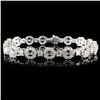 Image 1 : 18K Gold 4.54ctw Diamond Bracelet