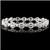 Image 2 : 18K Gold 4.54ctw Diamond Bracelet