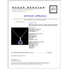 Image 4 : 18K Gold 6.84ct Tanzanite & 1.96ctw Diamond Pendan