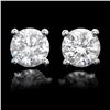 14k White Gold 1.50ct Diamond Earrings