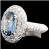 Image 2 : 18K Gold 2.48ct Sapphire & 1.68ct Diamond Ring