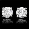 14k White Gold 1.50ct Diamond Earrings