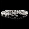 Image 2 : 14K White Gold 1.00ctw Diamond Bracelet