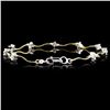 Image 2 : 14K TT Gold 0.50ctw Diamond Bracelet