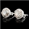 Image 2 : 14K Gold 1.15ctw Diamond Earrings