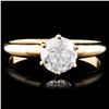 Image 1 : 14K Gold 0.78ct Diamond Ring
