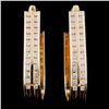 Image 2 : 14k Gold 0.83ctw Diamond Earrings
