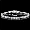 ^18k White Gold 8.00ct Diamond Bracelet