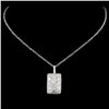 Image 2 : 14K Gold 0.89ctw Diamond Pendant