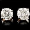 Image 1 : 14K Gold 1.87ctw Diamond Earrings