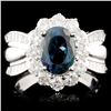 Image 1 : 14K Gold 3.22ct Alexandrite & 1.63ctw Diamond Ring