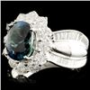 Image 2 : 14K Gold 3.22ct Alexandrite & 1.63ctw Diamond Ring