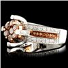 Image 2 : 14K Gold 1.97ctw Fancy Color Diamond Ring