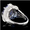 Image 3 : 18K Gold 5.91ct Tanzanite & 1.96ctw Diamond Ring
