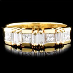 18K Gold 0.70ctw Diamond Ring