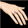 Image 3 : 18K Gold 1.50ct Spinel & 0.63ctw Diamond Ring