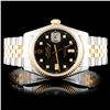 Image 1 : Rolex Two Tone DateJust Diamond Wristwatch