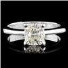 Image 1 : 18K Gold 1.21ct Solitaire Diamond Ring