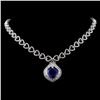 Image 2 : 18K White Gold 8.85ct Tanzanite & 3.72ct Diamond N