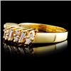 Image 2 : 18K Yellow Gold 0.46ctw Diamond Ring