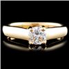 Image 1 : 14K Gold 0.46ctw Diamond Ring