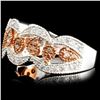 Image 2 : 14K Gold 0.50ctw Fancy Color Diamond Ring