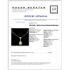 Image 3 : 18K Gold 1.40ctw Fancy Diamond Necklace