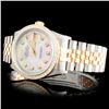 Image 2 : Rolex TwoTone DateJust 1.25ct Diamond Wristwatch