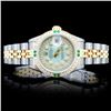 Image 1 : Rolex YG/SS DateJust 1.00ct Diamond Ladies Watch
