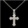 Image 1 : 14K Gold 0.13ctw Diamond Pendant