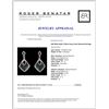 Image 3 : 14K White Gold 1.33ctw Fancy Color Diamond Earring